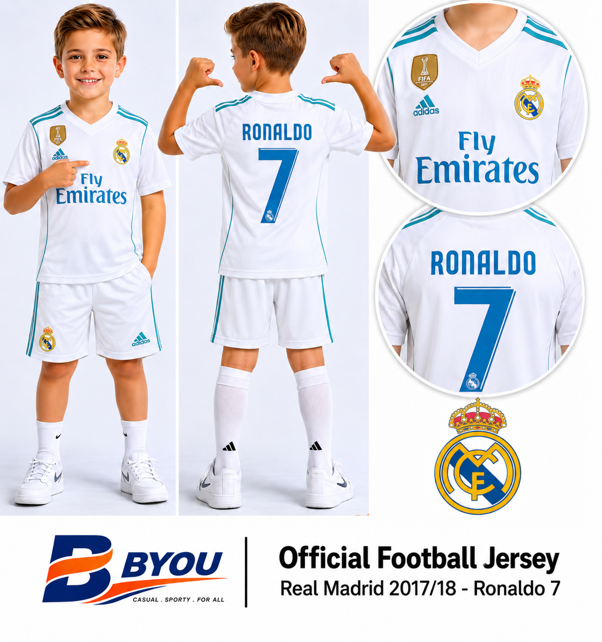Real Madrid 2018 Set (T-Shirt & Short)