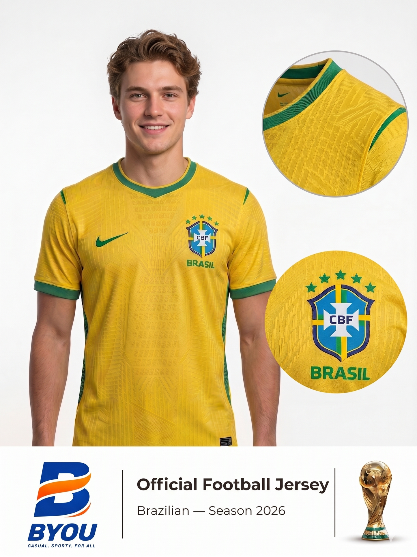 Brazil FIFA World Cup 2026 (T-Shirt Only)