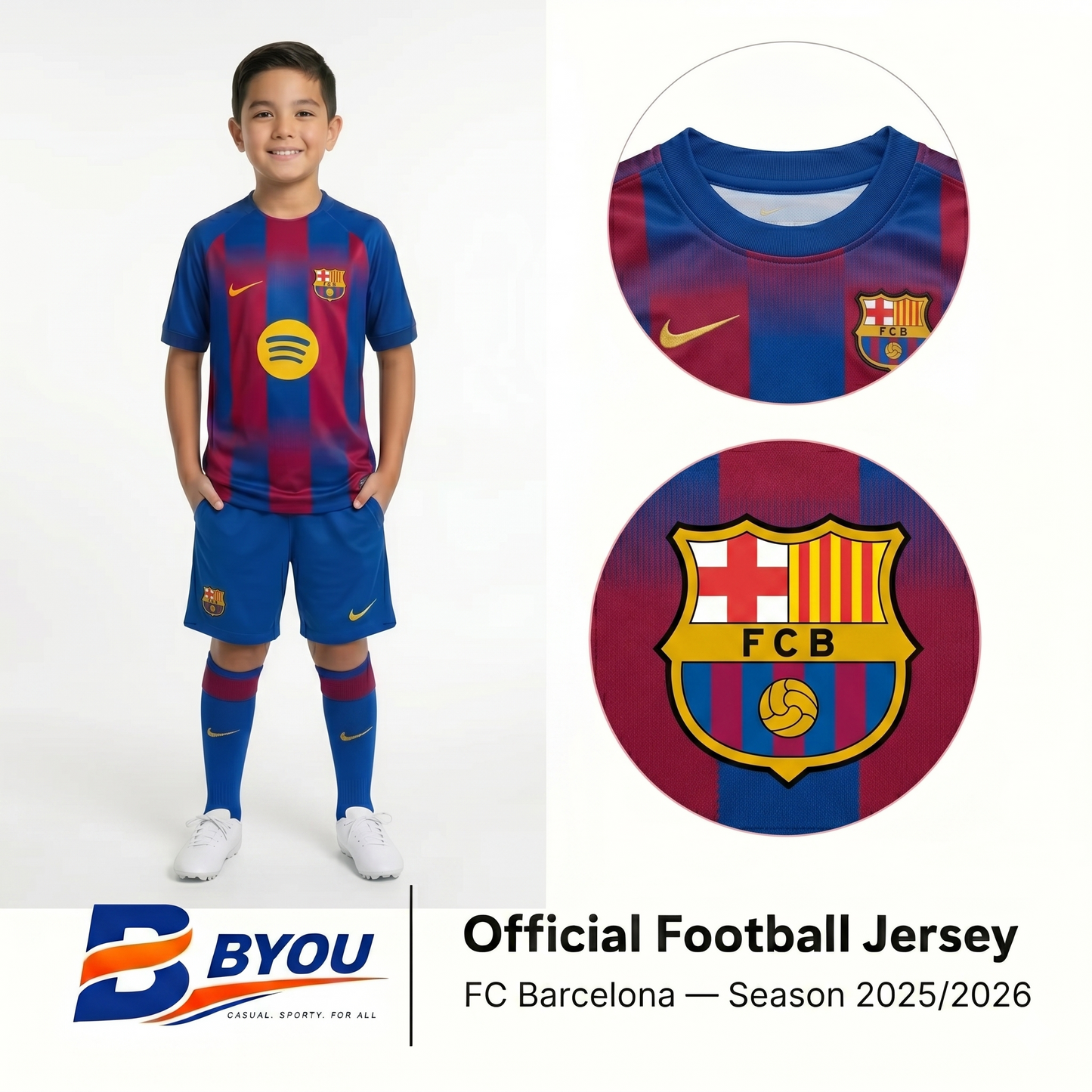 FC Barcelona team 2026 Set (T-Shirt & Short)