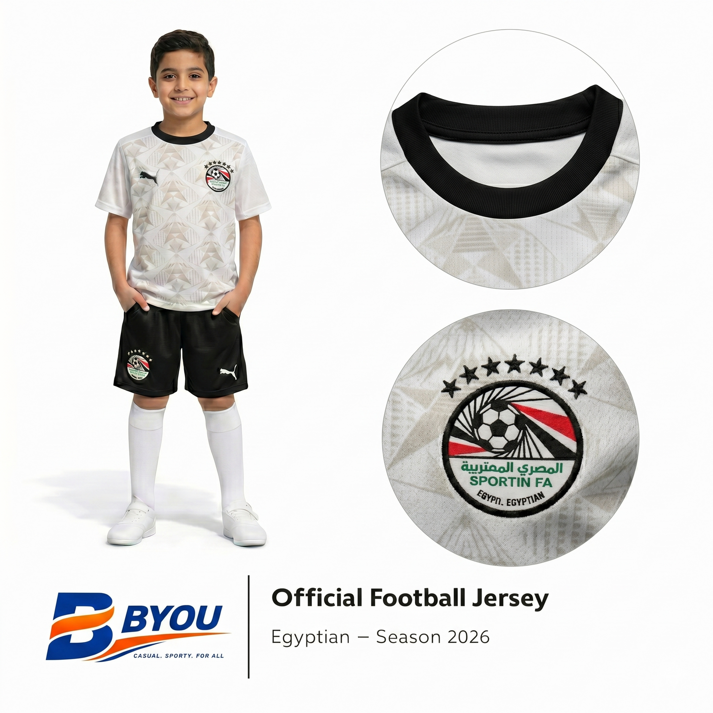 Egypt 2 Set (T-Shirt & Short) FIFA World Cup 2026