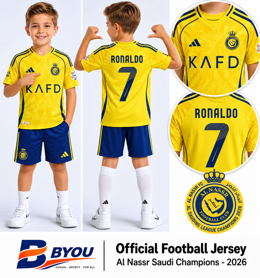 AL Nassr Saudi SC Set 2027 (T-Shirt & Short)