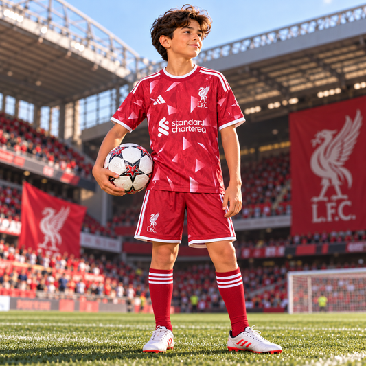 Liverpool 2026/27 Kids Football Kit – Shirt & Shorts