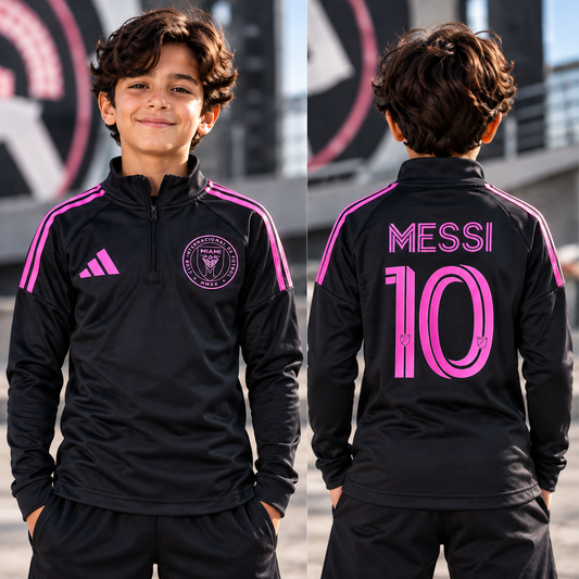 Inter Miami SC  Tracksuit (Top only)Black