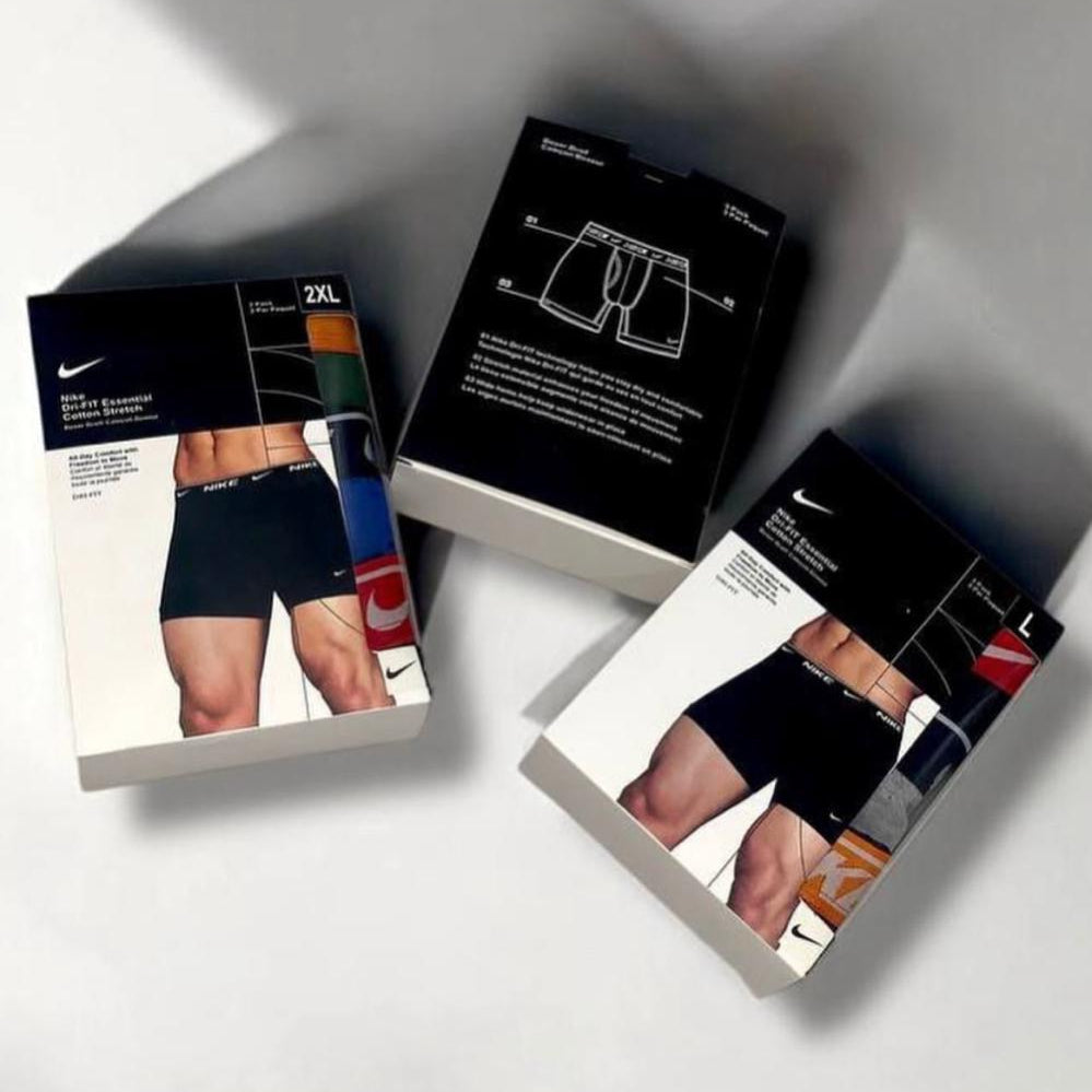 Nike men's underwear three pack detail view