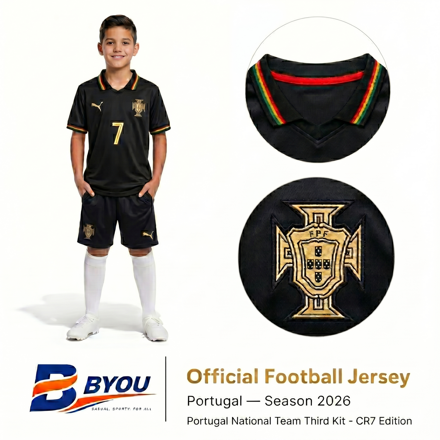 Portugal national team 2026 Set (T-Shirt & Short)