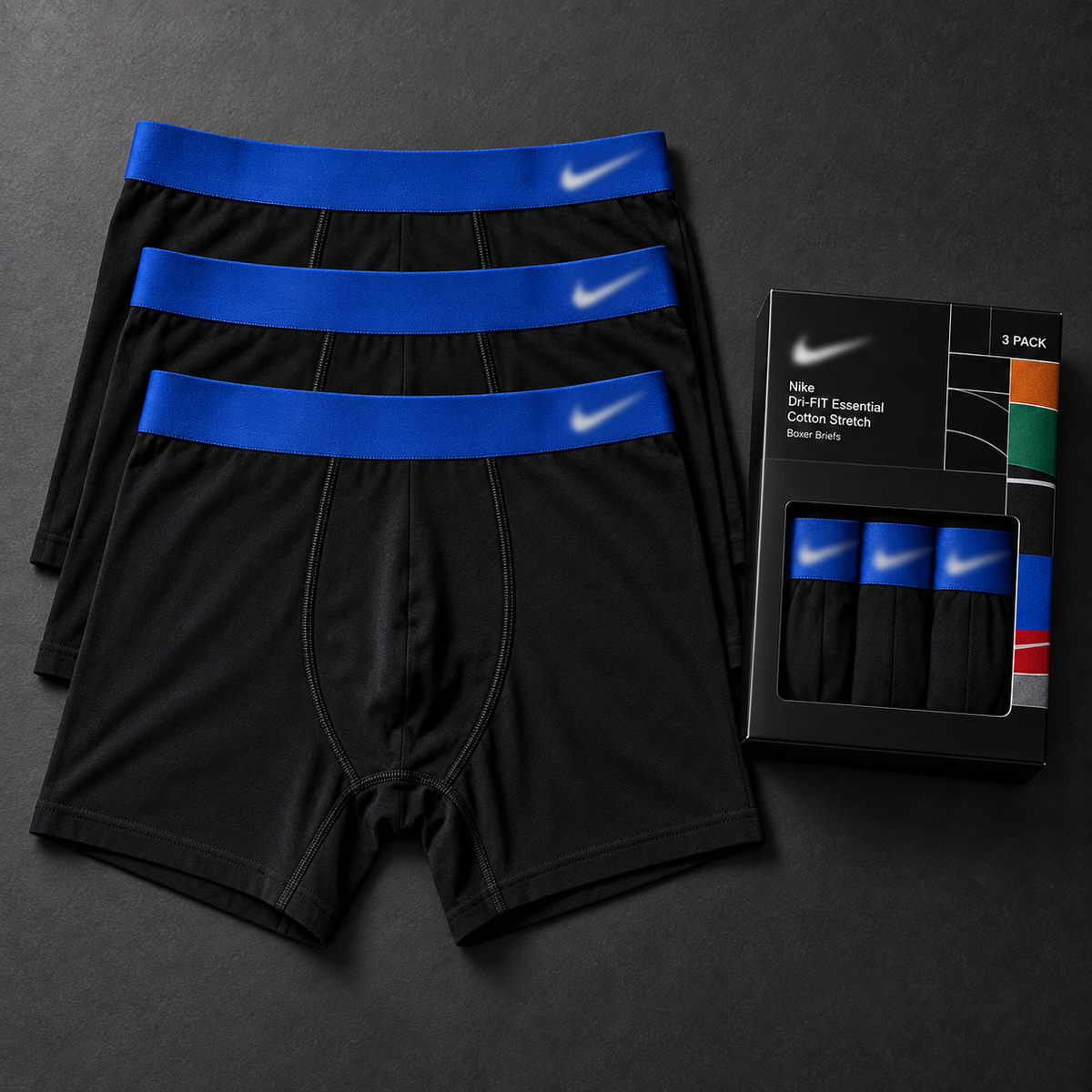 بوكسر نايكي رجالي عبوة 3 قطع | Nike men's underwear 3 pack